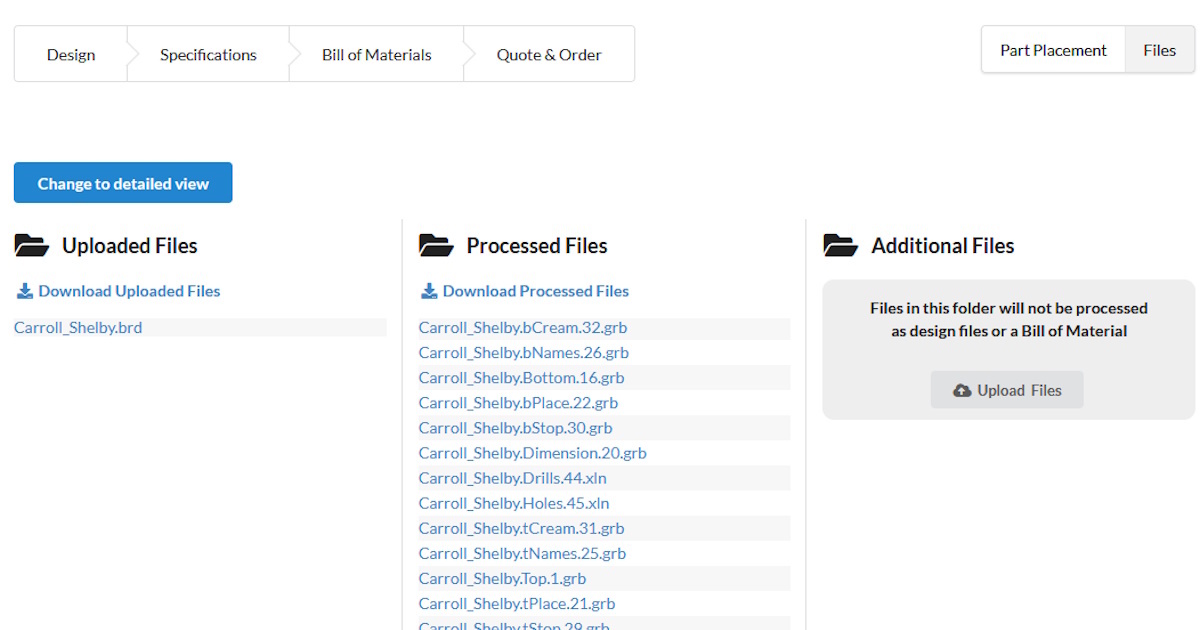 PCB File Viewer Feature